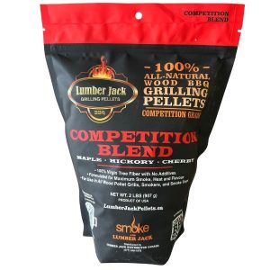 lumberjack competition blend bbq pellets 2lb bag