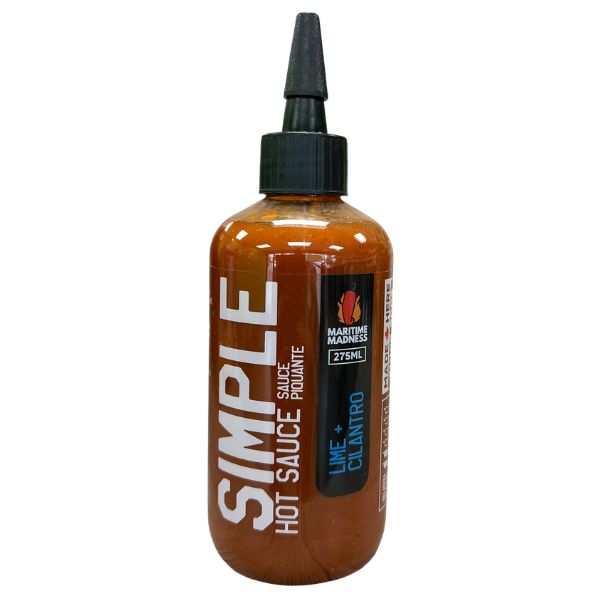 maritime madness lime & cilantro simple hot sauce 275ml maritime madness lime & cilantro simple hot sauce 275ml