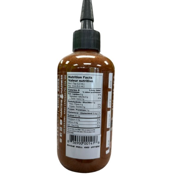 maritime madness fiery chipotle simple hot sauce 275ml maritime madness fiery chipotle simple hot sauce 275ml
