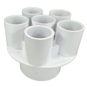 water manifold 2"s x (6) 3/4"s ports