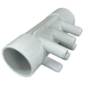 water manifold 2"sxs x (6) 3/4" smooth barbs